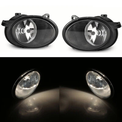 For Audi A6 C6 2005 2006 2007 2008 Halogen Fog Lights Front Bumper Lamps Pair Foto 1 de 4