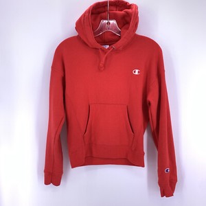Sudadera Champion Crewneck para niños en color rojo
