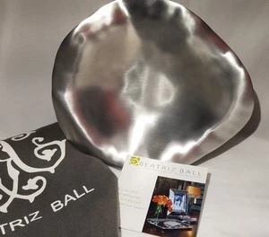 Beatriz Ball Velluto Satin Finish Metallwaren kleine Servierschüssel #6615 nicht mehr produziert - Bild 1 von 7