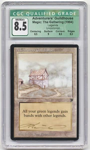 Graded Signed Adventurers' Guildhouse CGC 8.5 Legends Artist Tom Wanerstrand MTG - Picture 1 of 2
