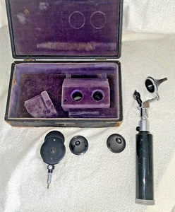 Vintage Bausch & Lomb Otoscope Ophthalmoscope Auriscope In Box - Picture 1 of 13