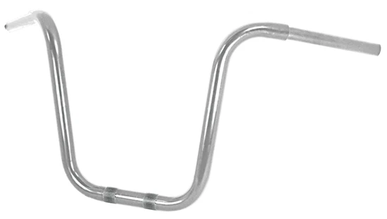 Guidões de hangar 12" x 1 1/4" cromado macaco para Sportster Softail Dyna 40115 - Imagem 1 de 1
