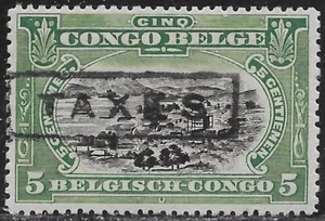 BELGIAN CONGO - CONGO BELGE 1915 TAXES TX41 MH - Picture 1 of 1