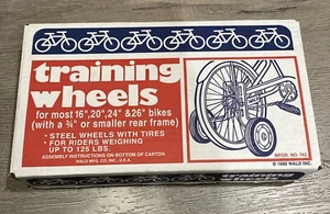 Wald 742 Training Wheels Kit: 16 - 26" Steel Wheels With Tires - New - Picture 1 of 5