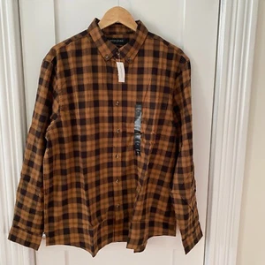 Banana Republic Lightweight Plaid Flannel Men's Shirt XL 760490-03-1-0004 Fall - Picture 1 of 12