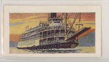 1961 Ching & Co Ships Their Workings Tobacco Modern Mississippi Steamboat z6d