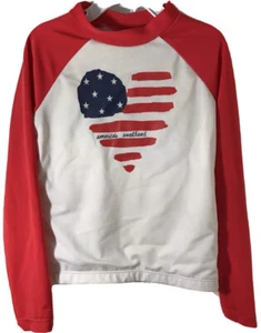 gymboree girls size 6 America’s Sweetheart Red/White/Blue Two Piece Swimsuit - Picture 1 of 6