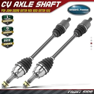2x Conjunto de eje CV delantero izquierdo y derecho para John Deere Gator RSX 850i Gator XUV Foto 1 de 4