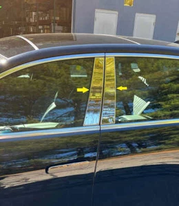 Polished Pillar Post Trim 4pc fits 2023-2025 Genesis G90 - Bild 1 von 2