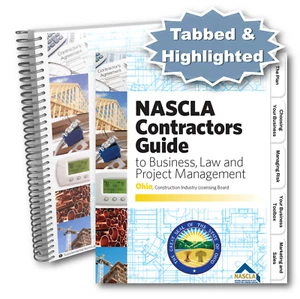 Pre-Tabbed & Highlighted NASCLA Ohio Construction Industry Lic Board 3rd Edition - Picture 1 of 1