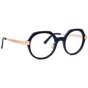 See Eyewear Sunglasses Frame Only 4468 C05 Navy/Rose Gold Round Italy 50 mm - Bild 1 von 6