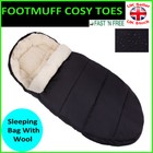 Universal Wool/Fleece Cosy Toes Footmuff Carrycot Buggy Pushchair Stroller Pram