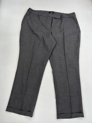 Pantalones modernos de pierna recta Lands' End para mujer talla: 24 W 32 color: carbón claro Foto 1 de 4