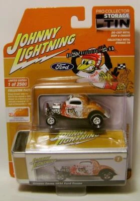 1934 '34 FORD COUPE CROWER CAMS V/A COLLECTOR STORAGE TIN JOHNNY LIGHTNING 2023 - Image 1 of 3