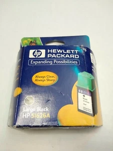 Genuine HP Black Ink Cartridge 51626A - Expiration 12/1999 - Picture 1 of 4
