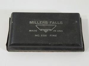 "Miller's Falls" Vintage No. 555 Fine Metal Hand Sanding Block U.S.A. - Picture 1 of 6