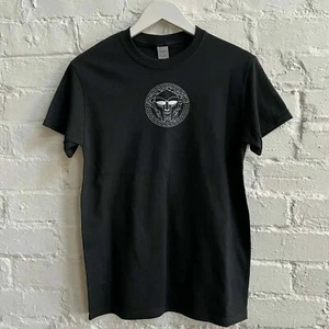 MF Doom Medusa Embroidered Black Tee T-shirt Top - Picture 1 of 3