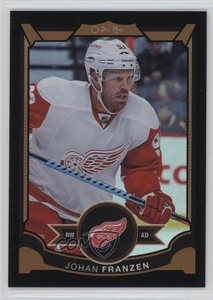 2015-16 O-Pee-Chee Rainbow Foil Black /100 Johan Franzen #156