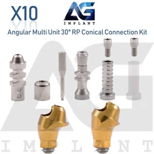 10 Angular Multi Unit Prosthetic System 30° Conical Connection RP Kit - Picture 1 of 10