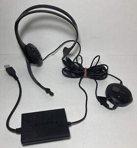 Sony PlayStation 2 PS2 Logitech USB Headset With Mute Button 97078 OEM Works