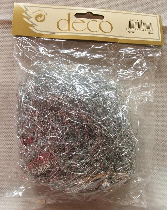 Lanetta in plastica color argento metallizzato - Immagine 1 di 1