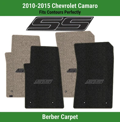 Alfombrillas de primera fila Lloyd Berber para Chevrolet Camaro '10-15 con logotipo negro SS Foto 1 de 4