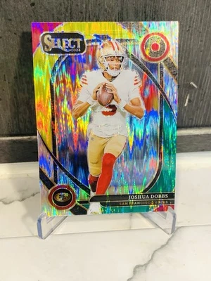 Joshua Dobbs Green Yellow Shock Select Prizm 2024 49ers - Image 1 of 2