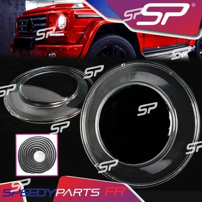 Headlight Lens Covers for Mercedes-Benz G500 G550 G55 G63 G65 W463 2007-2018 - Image 1 of 4