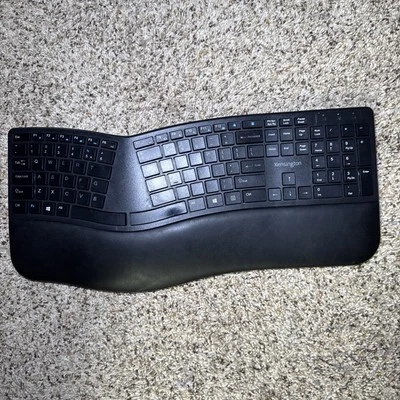 Kensington Pro Fit Ergonomic Wireless Keyboard ONLY Black K75406US - Image 1 of 4