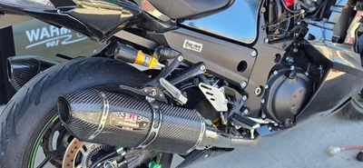 Kawasaki Ninja ZX14R 2018 Yoshimura tubo de escape antideslizante carbono Foto 1 de 4