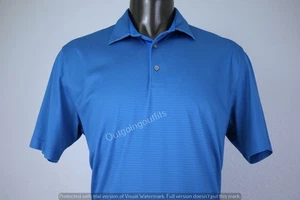Greg Norman ML 75 Play Dry® Performance Golf Polo Shor Sleeve Stripe Men's Sz XL - Bild 1 von 10