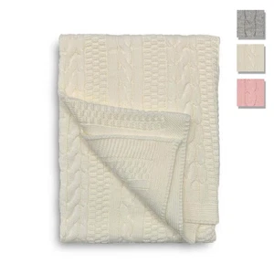 Decke Neugeborenen IN Effektgarn Wolle Wiege Kinderwagen Nazareno Gabrielli 3801 - Bild 1 von 11