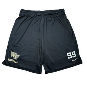 Nike Wake Forest Football TEAM ISSUED Men’s Athletic Shorts FLAWS, READ size L - Picture 1 of 18