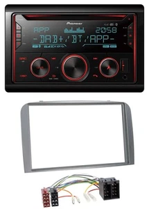 Pioneer 2DIN DAB MP3 Bluetooth USB CD Autoradio für Alfa Romeo 147 GT 00-10 silb - Bild 1 von 6