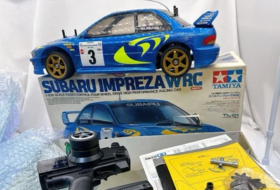 Tamiya 1/10 R/C Subaru Impreza WRC 4WD Racing Car TL-01 58226 Assembled Tested - Image 1 of 4