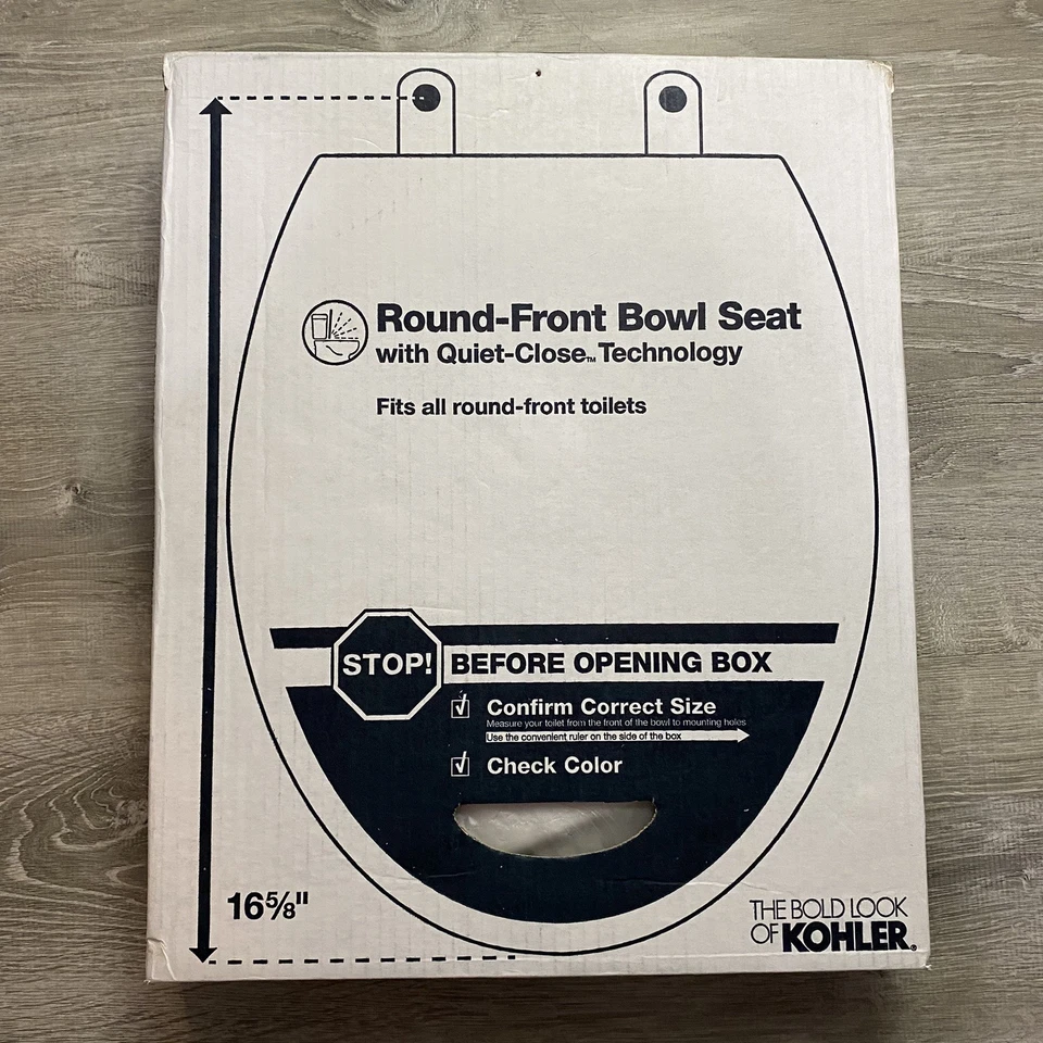 KOHLER Broadwood ROUND Toilet Seat in White K-25882-0