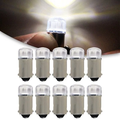 Easy To Remove Ba9s LED Light Bulb Pack Of 10 Bulbs Easy To Install Easy To Use - Image 1 of 4