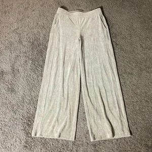Lululemon Size L Scuba Mid Rise Wide Leg 31” Velvet Cord Riverstone Asia Fit - Picture 1 of 7