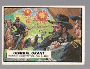 1962 Topps Civil War News Ulysses S Grant General Grant #38 06mi - Picture 1 of 2