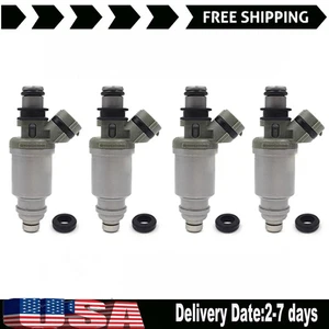 4X Fuel Injectors for 1988-92 Toyota Corolla Celica Prizm 1.6L 4A-FE 23250-16120 - Bild 1 von 6