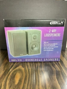 KLH 100 Watt Stereo Bookshelf Speakers Model 911B Brand New Pair. - Picture 1 of 4