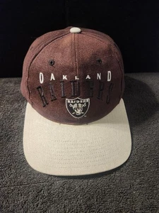 Vintage Oakland Raiders NFL EastPort Buckle Strap Hat - Picture 1 of 13