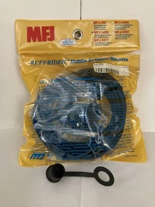 MFJ-345S, LIP ANTENNA MOUNT, SO-239, W/ CABLE CHROME Version! PRE- OWNED L/N - Picture 1 of 5