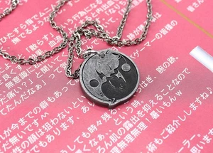 Moogle Yin & Yang locket Necklace - Final Fantasy - Picture 1 of 10