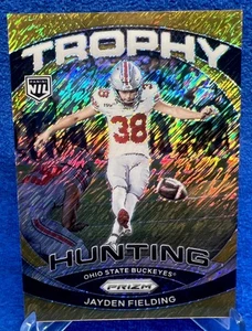 2024-2025 Panini Ohio State University NIL Jayden Fielding GOLD TROPHY HUNTING - Picture 1 of 4