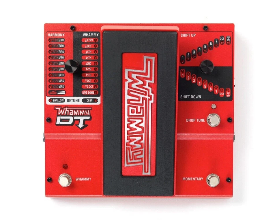 DigiTech Whammy DT Effektpedal - Schwarz/Rot