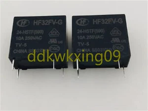 5PCS NEW HF relay HF32FV-G-24-HSTF(590) - Picture 1 of 3