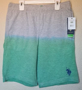 U.S. Polo Assn. Boys Dip Dye Shorts Ombre Terry Size XL (14-16) BRAND NEW - Picture 1 of 4