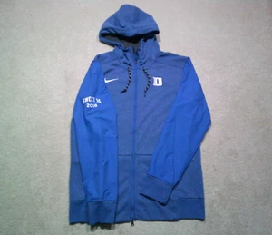 Duke Blue Devils Basketball Jacket Men Medium Blue Nike 2018 Sweet 16 Team Issue - Picture 1 of 8