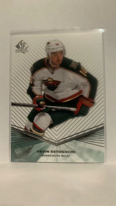 #15 Devin Setoguchi Minnesota Wild 2011-12 SP Authentic Hockey Card - Image 1 of 2